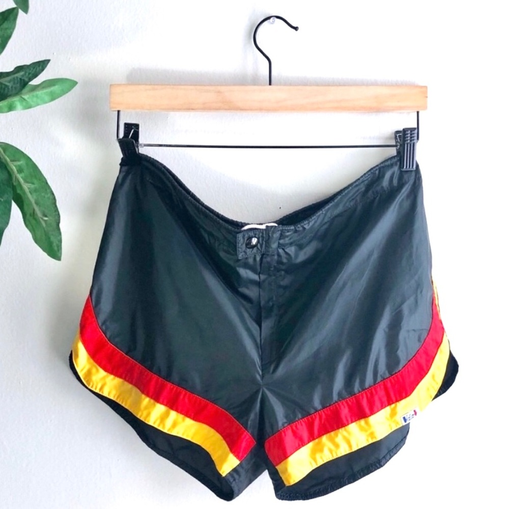 Vintage Vdev • 1980s Lined Swim Shorts.